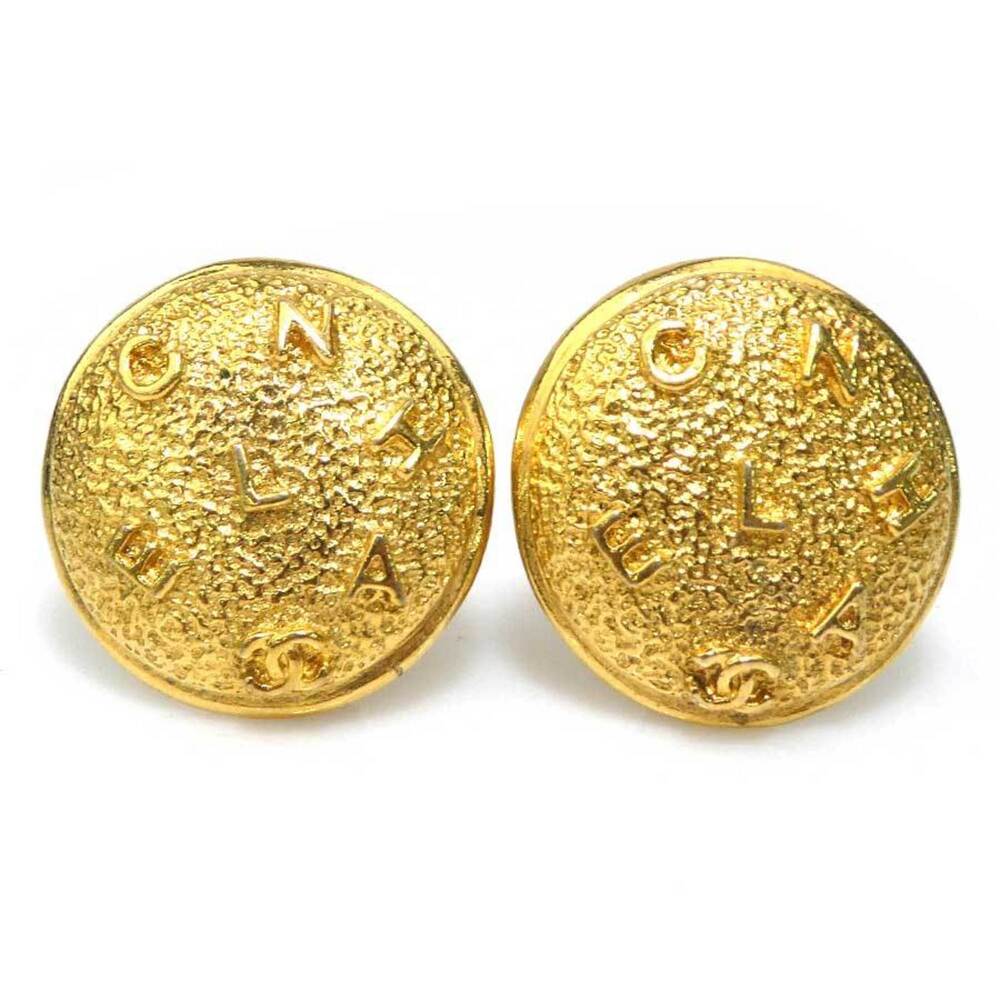 Chanel Clip-On Earrings Gold- #209559C49B